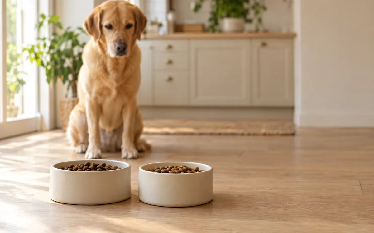 Como trocar a ração do seu cão sem diarreia