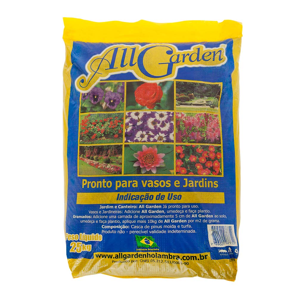 Substrato All Garden Turfa Pronto Uso