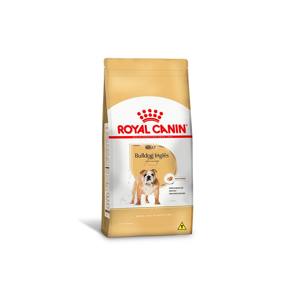 Ração Royal Canin para Cães Adultos da Raça Bulldog 10,1 kg