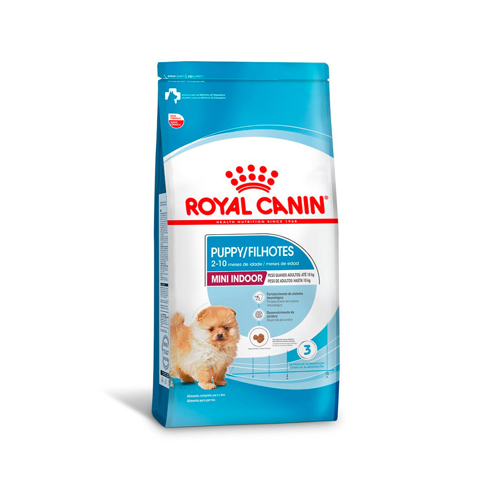 Ração Seca Royal Canin Mini Indoor para Cães Filhotes Porte Pequeno