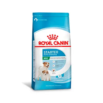 Ração Seca Royal Canin Starter Mother & Babydog Mini para Fêmeas gestantes/lactantes e Filhotes de 1 a 2 Meses de Idade - 1 Kg