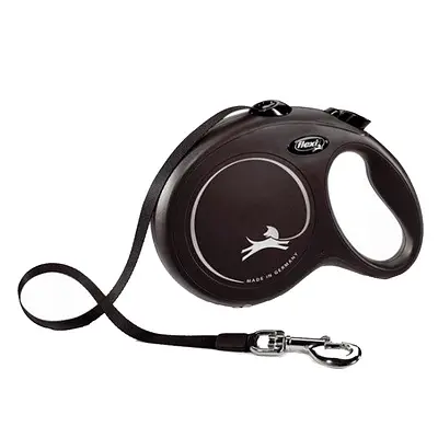 Guia Retrátil New Classic 5 M Flexi Preta