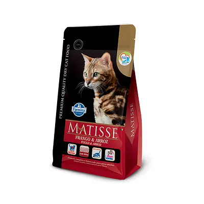 Ração Farmina Matisse para Gatos Adultos Sabor Frango e Arroz