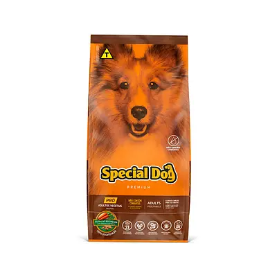 Ração Special Dog Premium Vegetais Pró para Cães Adultos