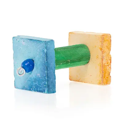 Brinquedo Kakatoo Halteres para Roedores - Cores Sortidas