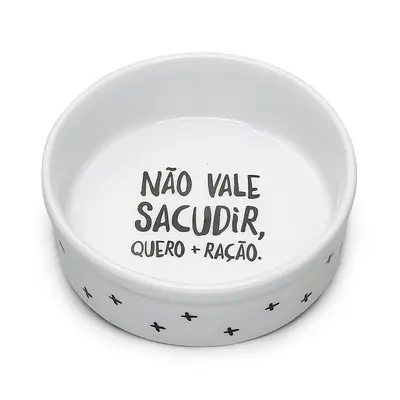 Comedouro Cansei de Ser Gato Quero + Ração