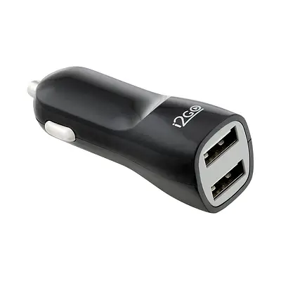 Carregador Veicular I2GO com 2 Saídas USB Preto