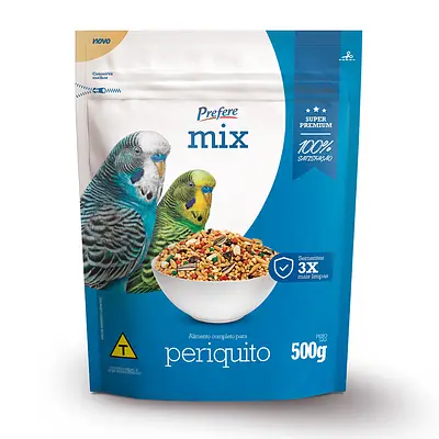 Alimento Prefere Mix para Periquito 500g