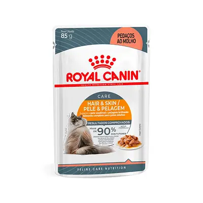 Ração Úmida Royal Canin Hair Skin para Gatos 85 g