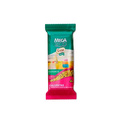 Sticks Natural Megazoo Clássico para Calopsitas 140g