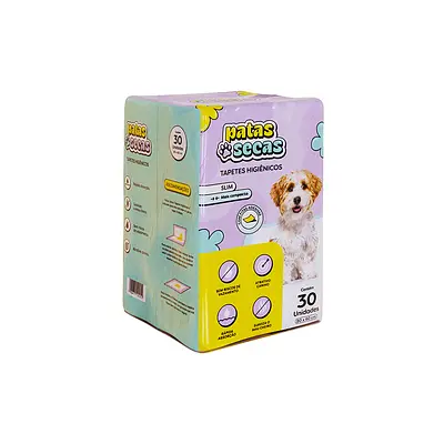 Tapete Higiênico Patas Secas Slim 80x60 para Cães