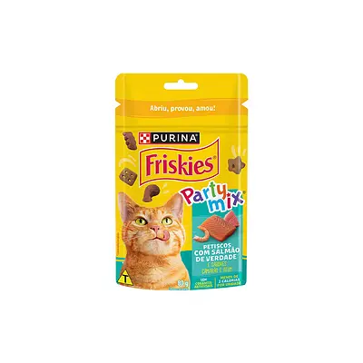 Petisco Friskies Salmão para Gatos 80 g