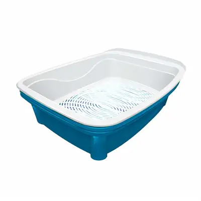 Banheira Gato Higiênica Furacão Pet Classic Plus Azul
