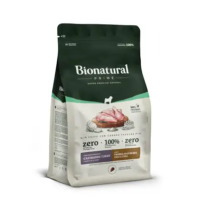Ração Special Dog Bionatural Prime Raças Pequenas Castrado e Light Frango 2,5Kg