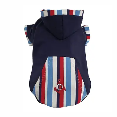 Camiseta com Capuz Pickorruchos Malha Navy Marinho Tamanho 03