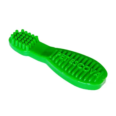 Brinquedo Cães Pet Games Mordedor Pet Escova Verde 20cm. Tam.G