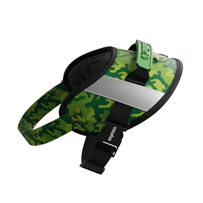 Peitoral Para Cães Anymous Power UP Green Camouflage PP