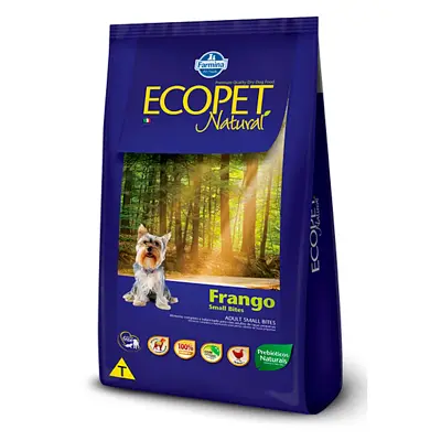 Ração Ecopet Natural Cães Adultos Raças Pequenas Frango 3kg