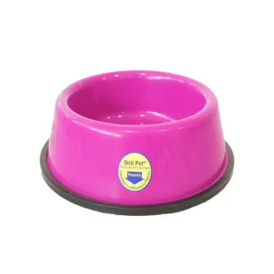 Comedouro e Bebedouro Pesado Cães Rosa Tudo Pet 1,5L