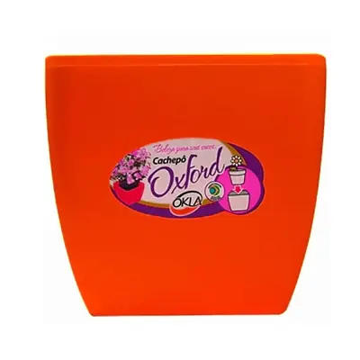 Vaso Oxford Quadrado Vermelho Okla 1,2L