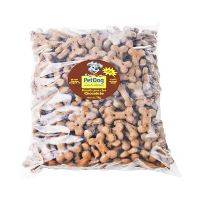 Biscoito PetDog Refil Chocolate 1kg
