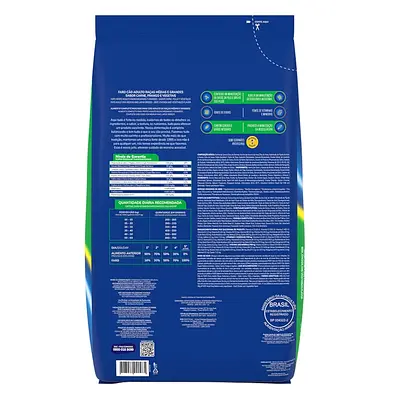 Ração Faro para Cães Adultos Médios e Grandes Sabor Carne, Frango e Vegetais 15kg