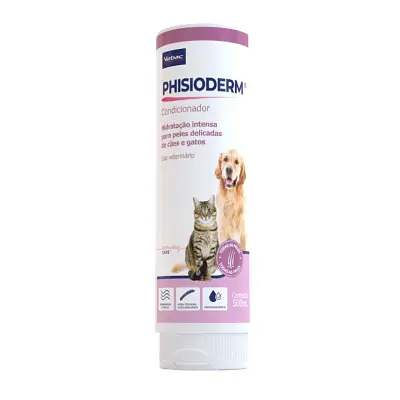 Condicionador Phisioderm Cães E Gatos Virbac 500ml