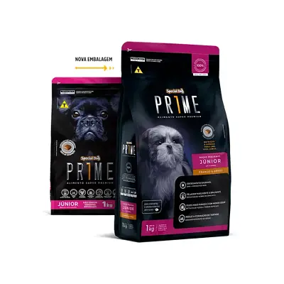 Ração Cães Special Dog Junior Prime Raças Pequenas 10,1kg
