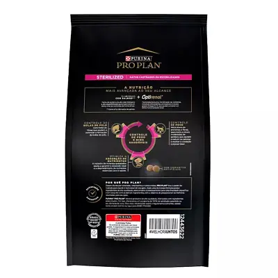 Ração Nestlé Purina Gatos Pro Plan Adultos Castrados Salmao 400g