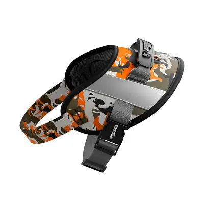 Peitoral Para Cães Anymous Power UP Orange Camouflage M