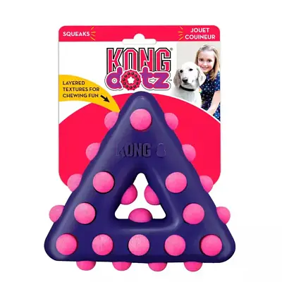 Brinquedo Interativo Cães Kong Dotz Triangle Small