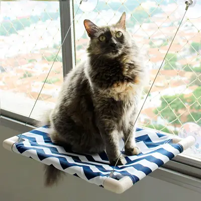 Cama Suspensa Para Gatos Catbed Gatton Média Shark
