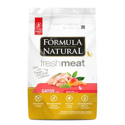 Ração Fórmula Natural Gatos Fresh Meat Adulto Frango 7kg