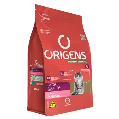 Ração Origens Gatos Adultos Salmão 1kg