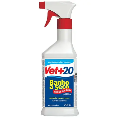 Banho a Seco Vet+20 Spray 250ml