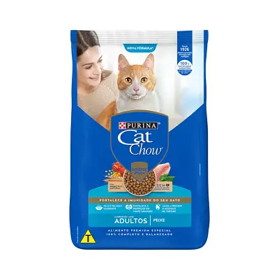 Ração Nestlé Purina Cat Chow Adultos Peixe 2,7kg