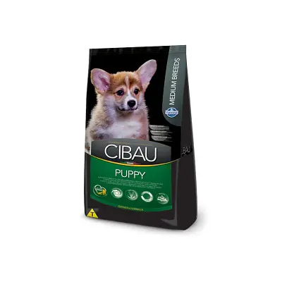 Ração Cibau Cães Puppy Raças Médias 25kg
