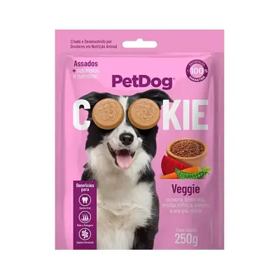 Bifinho para Cães Pet Dog Cookie Veggie 250g