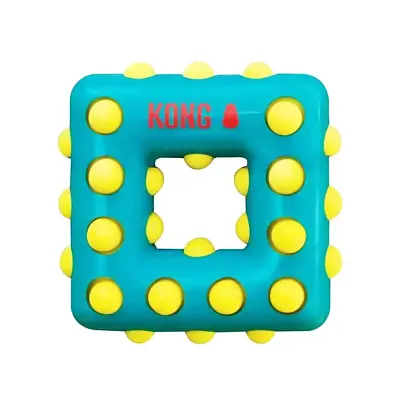 Brinquedo Interativo Cães Kong Dotz Square Small