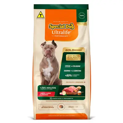 Ração Special Dog Gold Adultos Cães Frango e Carne 20kg