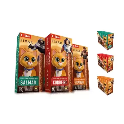 Petisco para Gatos Lightyear Spin Pet Cordeiro 15g