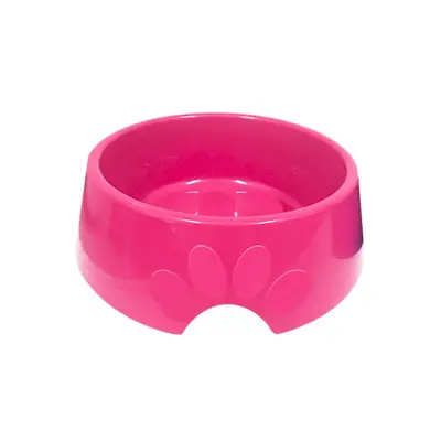 Comedouro Cães Furacão Pet Plástico Pop Rosa 1000ml
