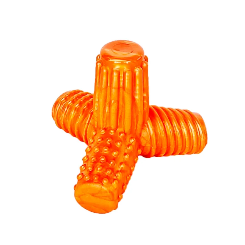 Brinquedo Cães Pet Games Mordedor 4 Dogs Soft Laranja Tam.M