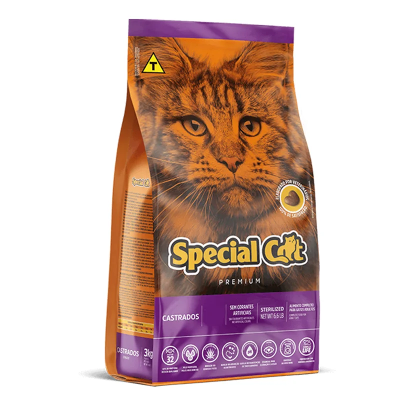 Ração Special Cat Adultos Castrados 20kg