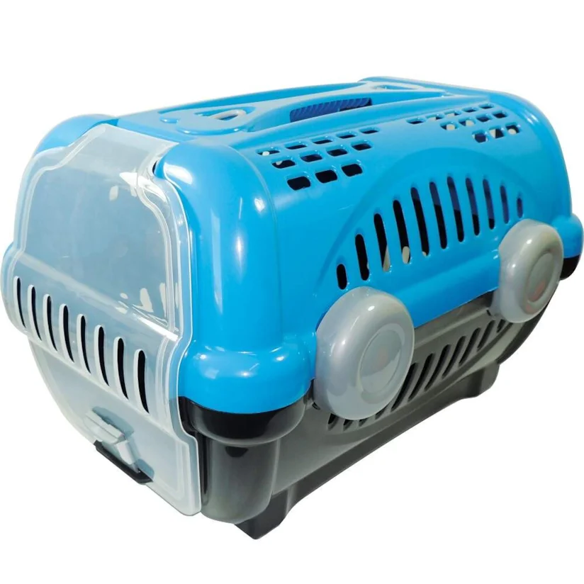 Caixa de Transporte Furacão Pet Luxo Azul N2