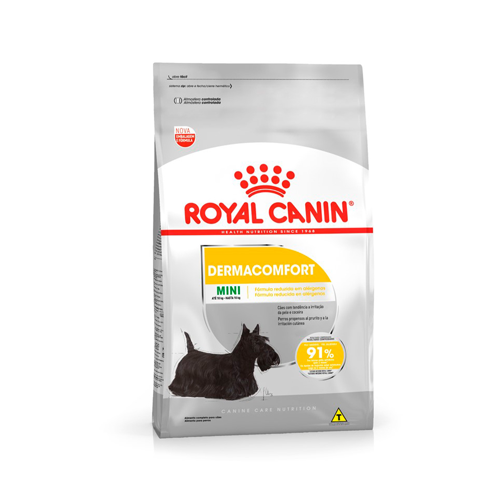 Ração Royal Canin Mini Dermacomfort para Cães Adultos ou Idosos de Porte Pequeno