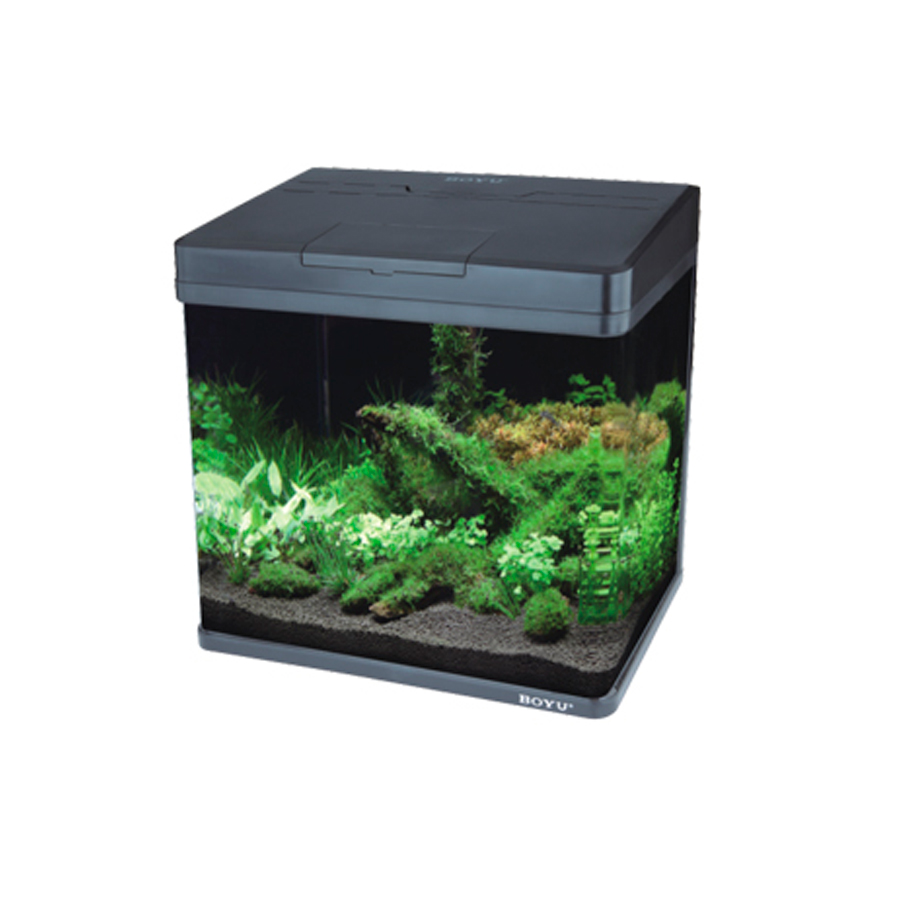 Aquário Boyu Curvo Preto MS-320 20 L