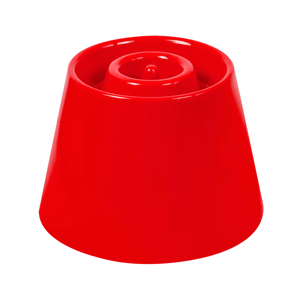 Comedouro Alto e Lento Pet Games Dog Eat Vermelho para Cães
