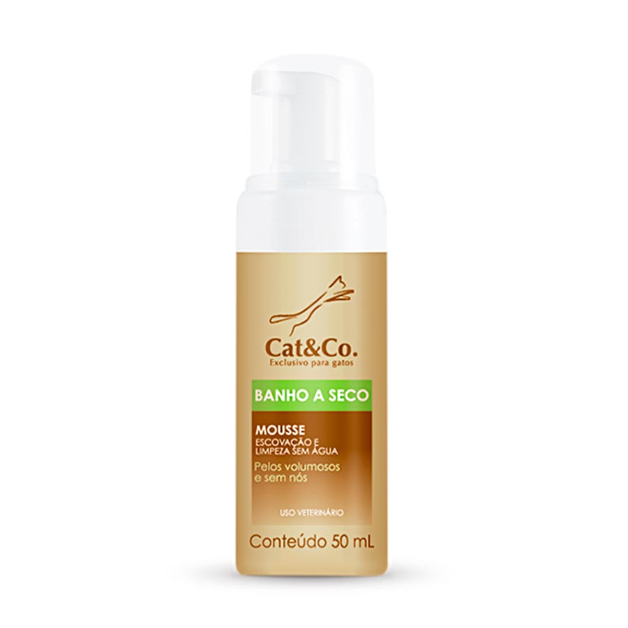 Banho a Seco Cat & Co Mousse para Gatos 50ml