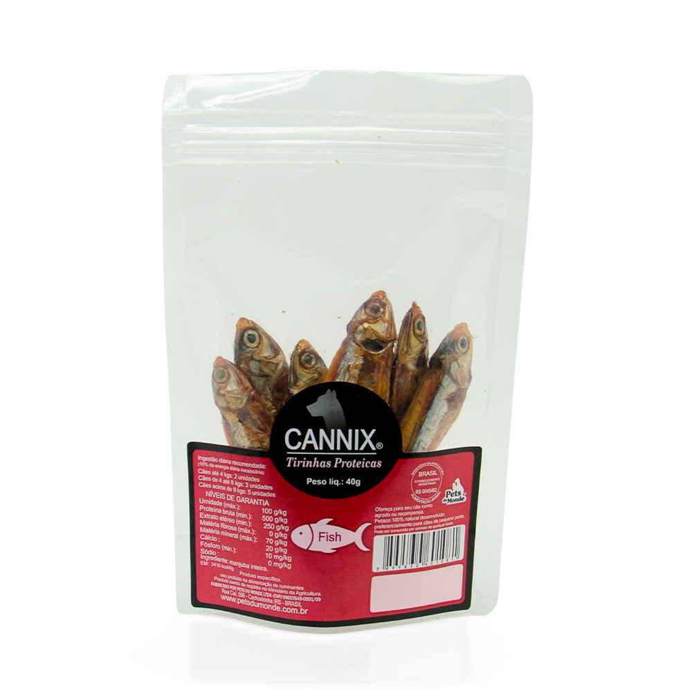 Snacks Cannix Manjubinha para Cães 40g